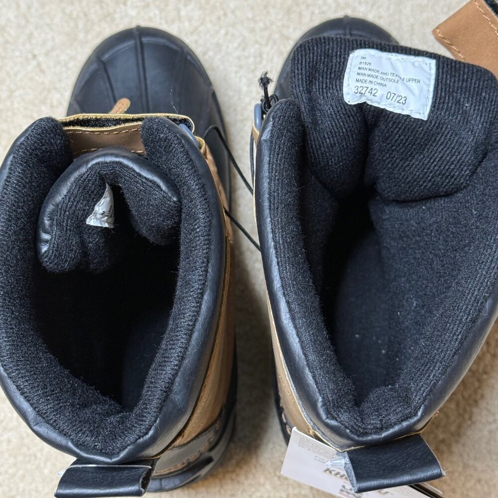 NWT - Khombu - Kids Waterproof Winter Snow Boots - Size 3 - Picture 5 of 7